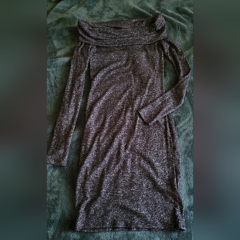 Express Long Sleeve Shoulder Dress